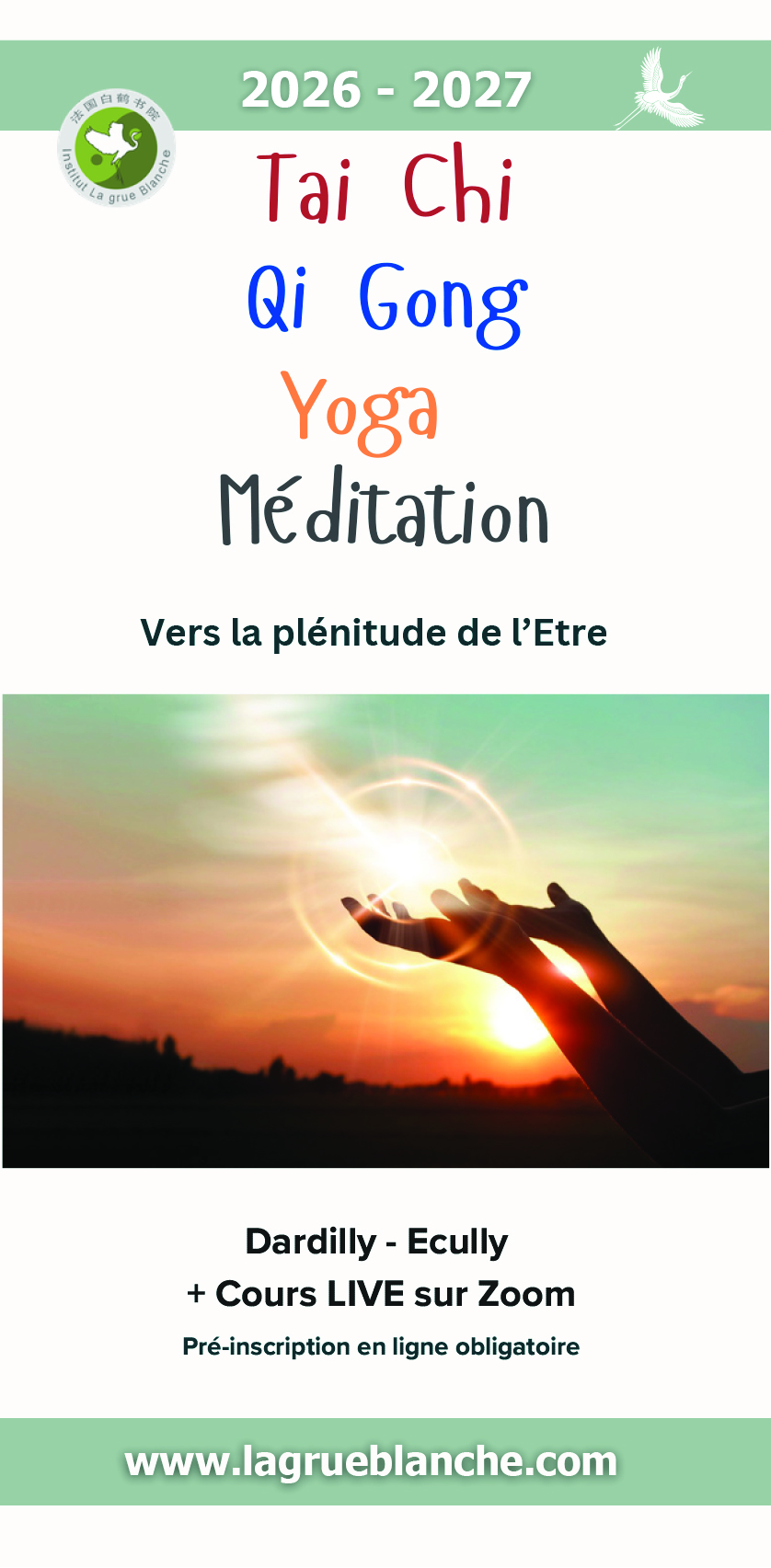Flyer cours 2026 2027